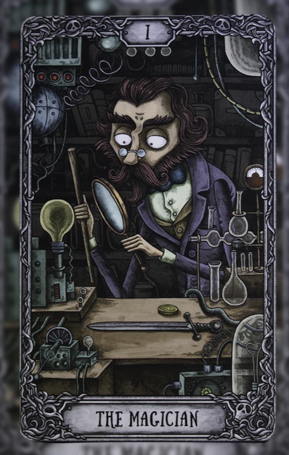 la magicien - the dark mansion tarot