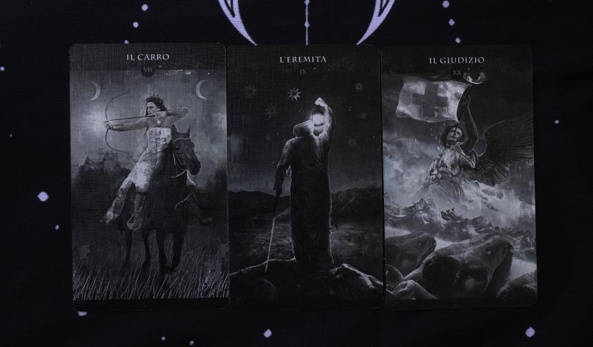 arcanes majeurs the darkness of light tarot