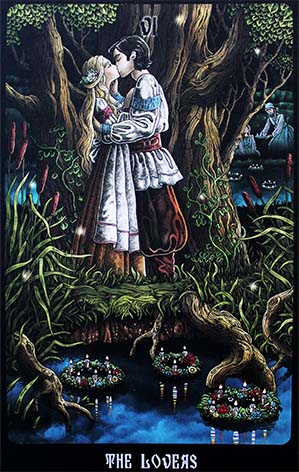 the lovers, slavic legends tarot