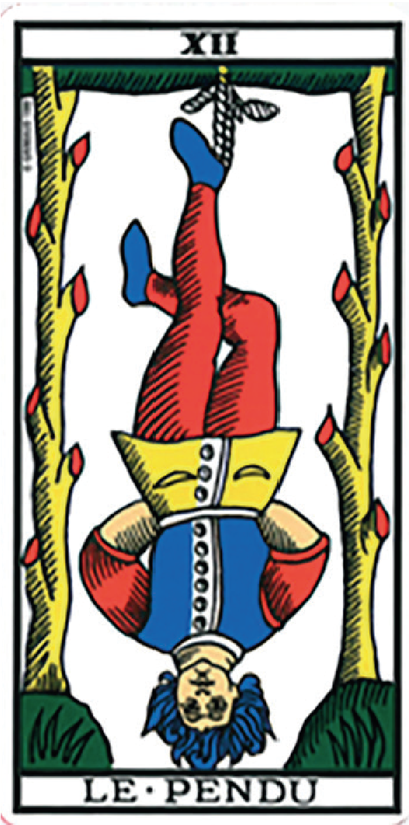 Le Pendu du tarot de Marseille
